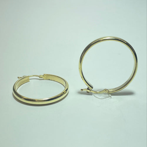 Boucles d'oreilles Boucles d'oreilles créoles en or jaune 18K (7,74 g) 58 Facettes 250316