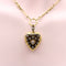 Pendentif Pendentif médaillon cœur en or 18k et diamants taille rose 58 Facettes