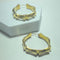Boucles d'oreilles Boucles d’oreilles bambou en or jaune 18K, 9,77 g 58 Facettes 250329