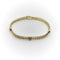 Bracelet Bracelet maille chevrons vintage en or 14K et diamants 58 Facettes A2006O