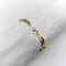 Bracelet Bracelet maille chevrons vintage en or 14K et diamants 58 Facettes A2006O