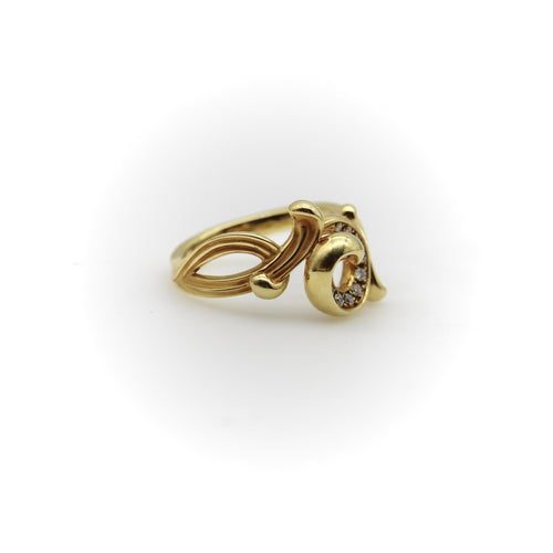 Bague Carrera y Carrera Origen - Bague spirale en or jaune 18k et diamants 58 Facettes A1002N