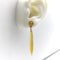 Boucles d'oreilles Boucles d’oreilles pendantes style Renaissance étrusque en or 18K et calcédoine 58 Facettes