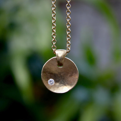 Collier Tony Malmed Little Zen - Collier pendentif en or 18k et diamant 58 Facettes A2006T