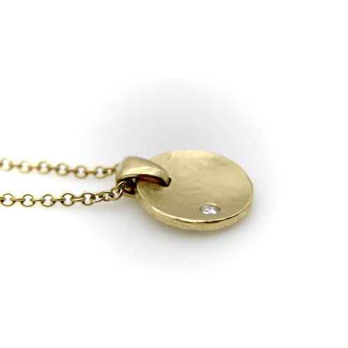Collier Tony Malmed Little Zen - Collier pendentif en or 18k et diamant 58 Facettes A2006T