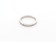 Bague 54 Alliance américaine - Bague en or blanc 18k et 34 diamants 1,1 ct, taille 54 58 Facettes 266001