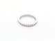 Bague 54 Alliance américaine - Bague en or blanc 18k et 34 diamants 1,1 ct, taille 54 58 Facettes 266001