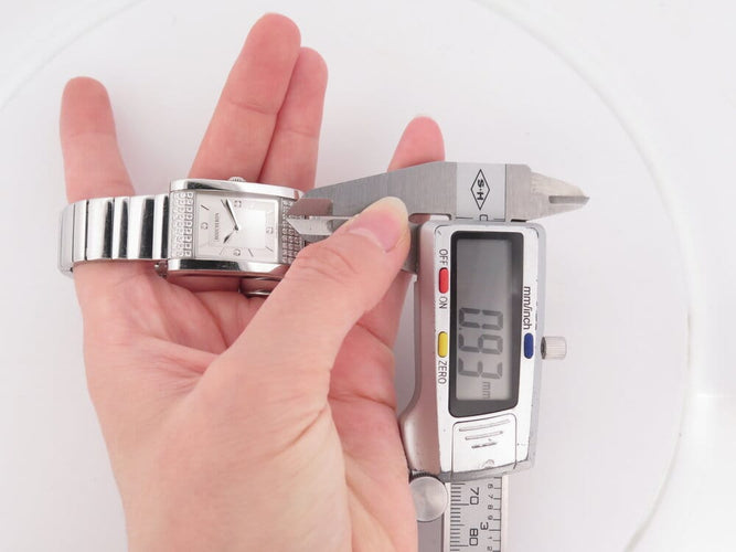 Montre Boucheron Reflet Icare - Montre quartz classique 34 mm en acier et diamants 58 Facettes 268397