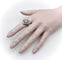 Bague Bague en or blanc 14 carats avec diamants taille ancienne, vers 1910 58 Facettes A1002Z