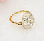 Bague 55 Art déco - Bague diamants taille ancienne en or jaune 585 et platine 58 Facettes 2641