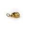 Pendentif Pendentif charm fleur en or jaune 14k et citrine sculptée 58 Facettes A2006W
