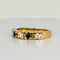 Bague Bague vintage en or jaune 18 ct avec diamants et saphirs 58 Facettes 2409020