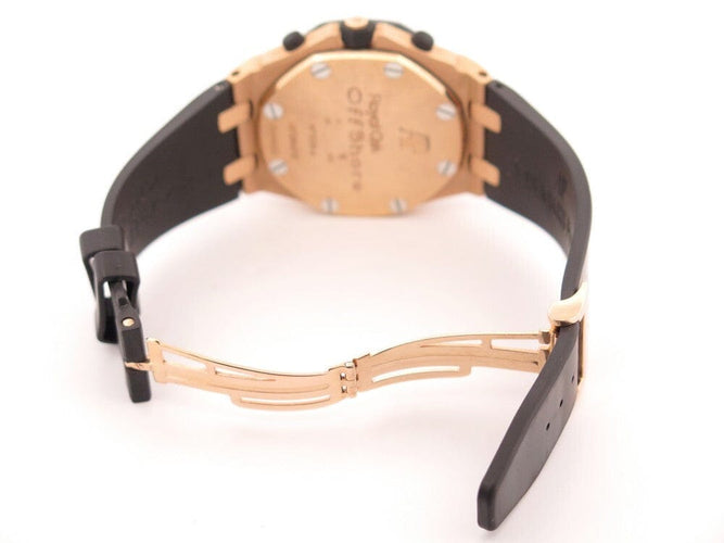 Montre Audemars Piguet Royal Oak Offshore - Montre chronographe en or rose 18K 58 Facettes 266644