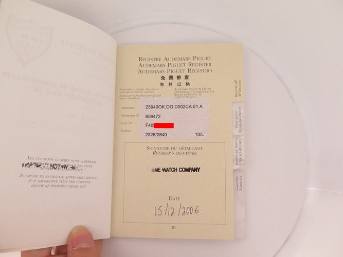 Montre Audemars Piguet Royal Oak Offshore - Montre chronographe en or rose 18K 58 Facettes 266644