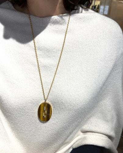 Pendentif Pendentif motif géométrique en or jaune et diamants 58 Facettes 1