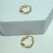 Boucles d'oreilles Boucles d’oreilles créoles torsadées en or jaune 18K 1,24 g 58 Facettes 250348
