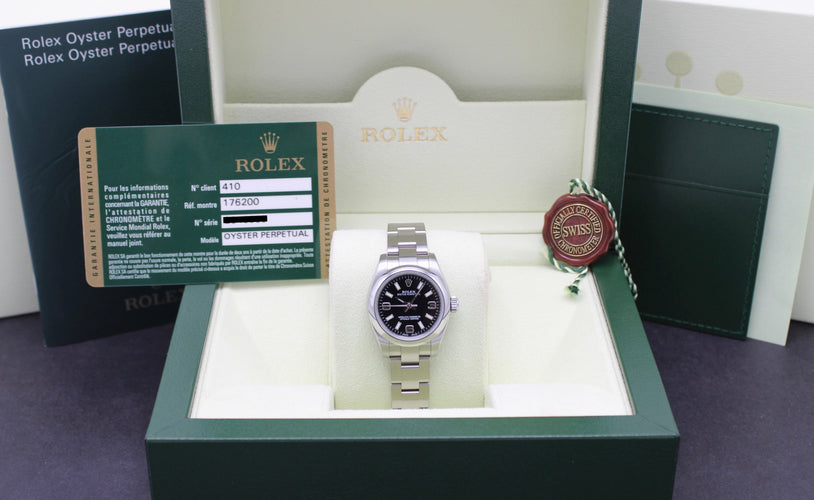 Montre Rolex Oyster Perpetual 26 - Montre femme acier 176200 (2011) 58 Facettes ROL/OOP/170