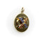 Pendentif Cartier - Pendentif médaillon vintage en or jaune 14K émaillé 58 Facettes A1003B