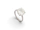 Bague 54 bague solitaire diamant de laboratoire 5.41cts or blanc 18k 3.39g 58 Facettes 272943