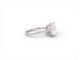 Bague 54 bague solitaire diamant de laboratoire 5.41cts or blanc 18k 3.39g 58 Facettes 272943