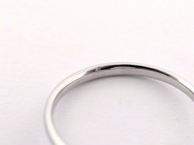 Bague 54 bague solitaire diamant de laboratoire 5.41cts or blanc 18k 3.39g 58 Facettes 272943