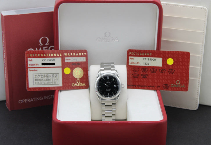 Montre Omega Seamaster Aqua Terra - Montre quartz en acier 36 mm réf. 2518.50.00 58 Facettes OMG/SEA/270