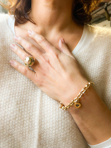 Bracelet Chopard - Bracelet Happy Diamonds en or jaune et diamant mobile 58 Facettes 1