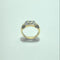 Bague 51 Bague plateau en or jaune 18K avec pierre bleue, taille 51 58 Facettes 250197