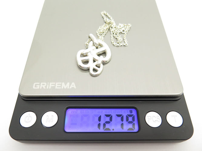 Collier collier pendentif HERMES chaine d'ancre enchainee en argent 925 58 Facettes 271925