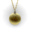 Pendentif Pendentif disque en or jaune et blanc 18k avec diamants 58 Facettes A2000I
