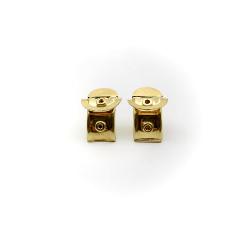 Boucles d'oreilles Boucles d'oreilles créoles italiennes à boucle en or 18k 58 Facettes