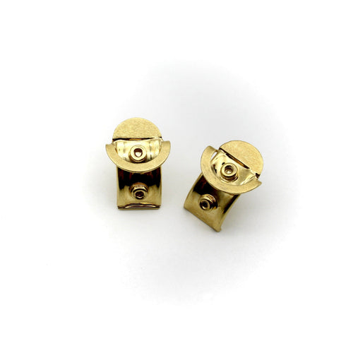Boucles d'oreilles Boucles d'oreilles créoles italiennes à boucle en or 18k 58 Facettes