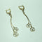 Boucles d'oreilles Boucles d’oreilles pendantes en or jaune 14 carats 58 Facettes 250389