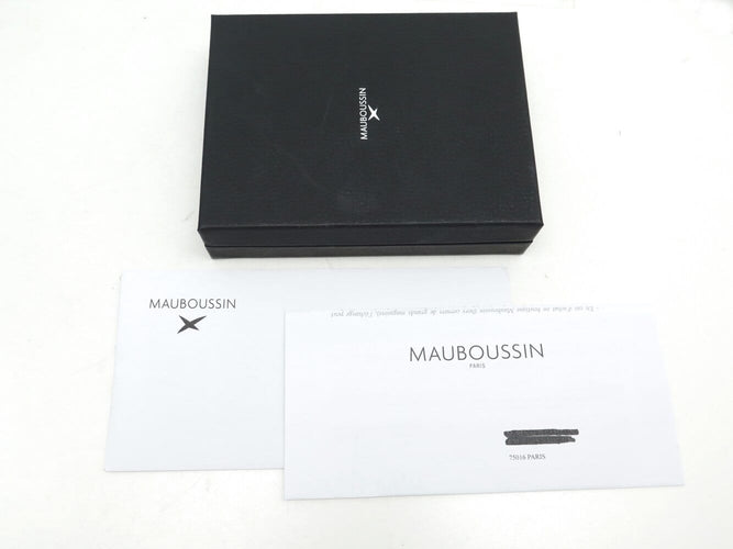 Collier collier MAUBOUSSIN un souper a cabourg en argent 925 or 18k diamants 58 Facettes 273009