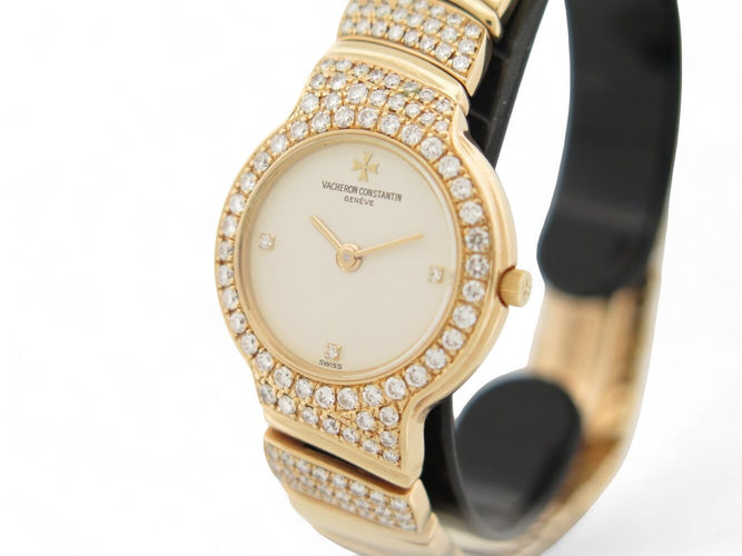 Montre Vacheron Constantin Malte Ivy - Montre femme en or jaune 18k et diamants 58 Facettes 270028