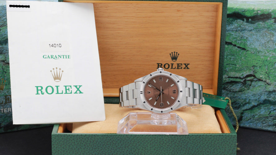 Montre Rolex Air King Precision 14010 - Montre automatique en acier 34 mm, 2000 58 Facettes ROL/AIK/195