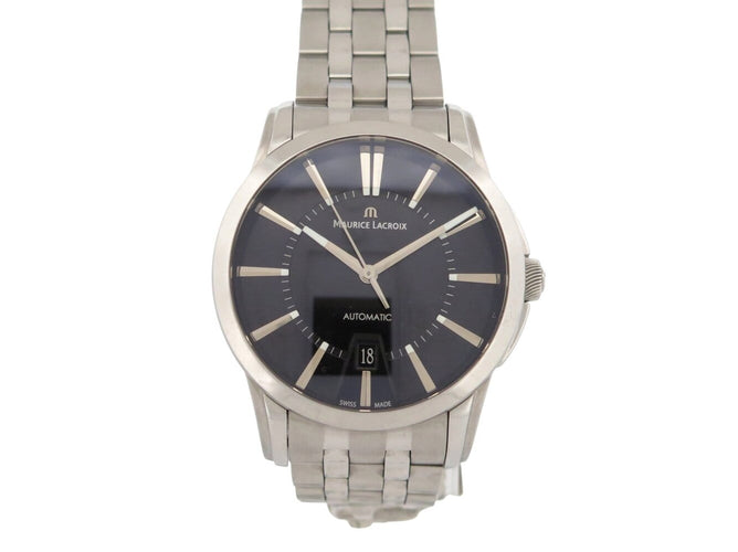 Montre montre MAURICE LACROIX pt6148 pontos date automatique 40 mm acier 58 Facettes 273056