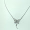 Collier Collier papillon en or blanc 18K et diamants 0,33 ct 58 Facettes 250103