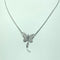 Collier Collier papillon en or blanc 18K et diamants 0,33 ct 58 Facettes 250103