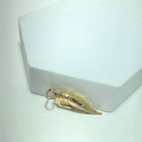 Pendentif Pendentif crevette en or jaune 18 carats 2,77 g 58 Facettes 260002