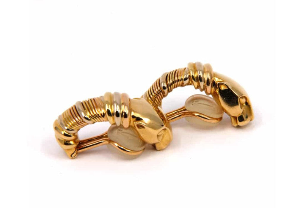 CARTIER - Clips d'oreilles en or jaune 58 Facettes