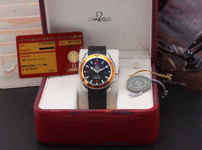 Montre Omega Seamaster Planet Ocean - Montre automatique acier 45,5 mm (2908.50.38) 58 Facettes OMG/SEA/288