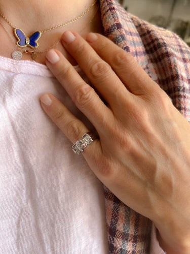 Bague 52 Bague Art Déco en platine et or jaune 18k et diamants 58 Facettes 1