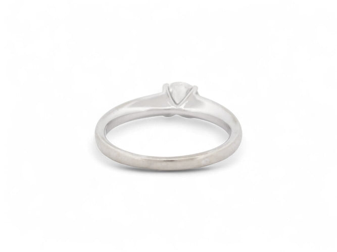 Bague 50 bague solitaire 0.63ct gia t50 or blanc 18k + alliance sertie diamant 0.1ct 58 Facettes 270398