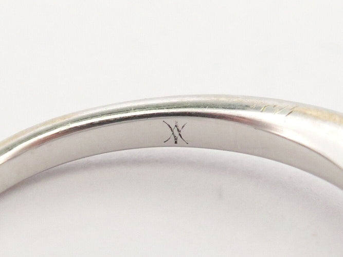 Bague 50 bague solitaire 0.63ct gia t50 or blanc 18k + alliance sertie diamant 0.1ct 58 Facettes 270398