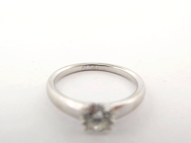 Bague 50 bague solitaire 0.63ct gia t50 or blanc 18k + alliance sertie diamant 0.1ct 58 Facettes 270398