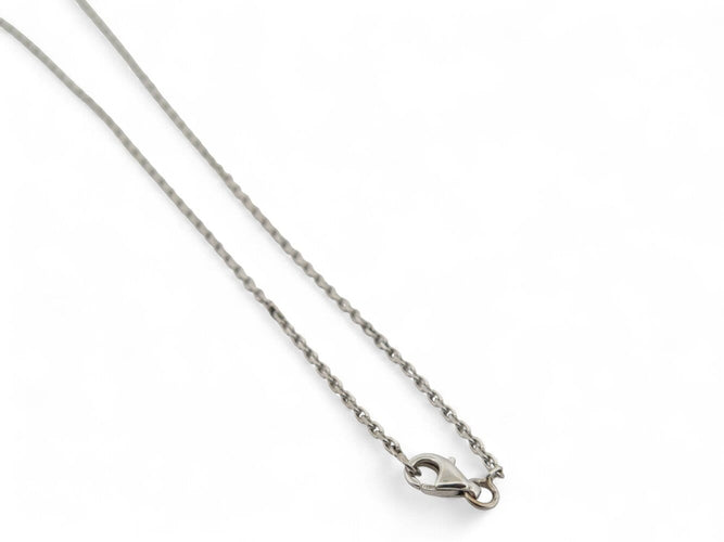 Collier Collier pendentif fleur camélia en or blanc 18k et diamants 1,63 ct 58 Facettes 270129