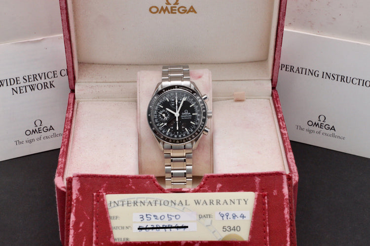 Montre Omega Speedmaster Day-Date - Montre automatique en acier 39 mm (3520.50.00) 58 Facettes OMG/SPE/526