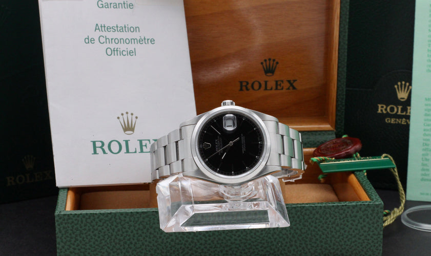 Montre Rolex Datejust 16200 - Montre 36 mm en acier (2003) avec boîte et papiers 58 Facettes ROL/DJ1/1230