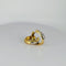 Boucles d'oreilles Créoles vintage en or jaune 14 carats et diamants 58 Facettes 2503038